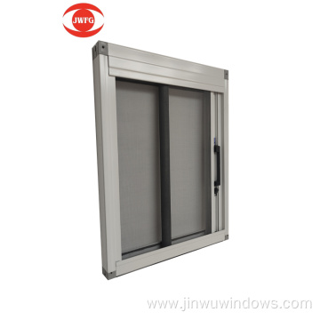 Aluminum Frame Fiberglass Roller Fly Screen Windows